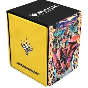 New Magic: The Gathering Aetherdrift Alcove Flip Deck Box